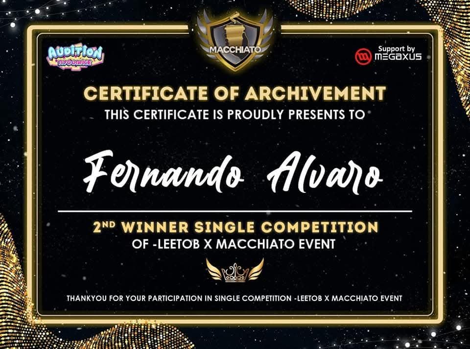 2nd Place - Single Competition