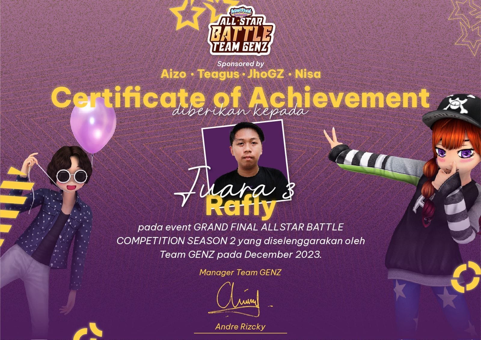 3rd GRAND FINAL ALLSTAR BATTLE COMPETITION
