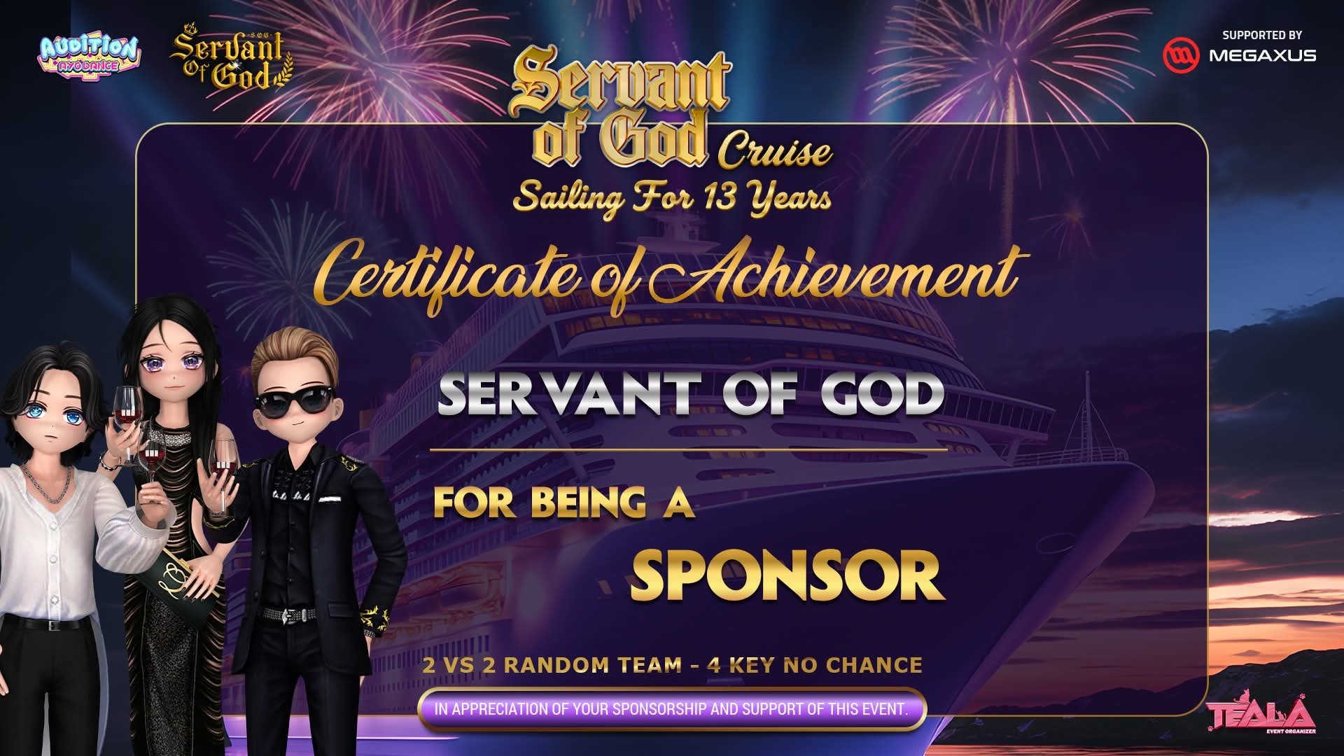 As a Sponsor
