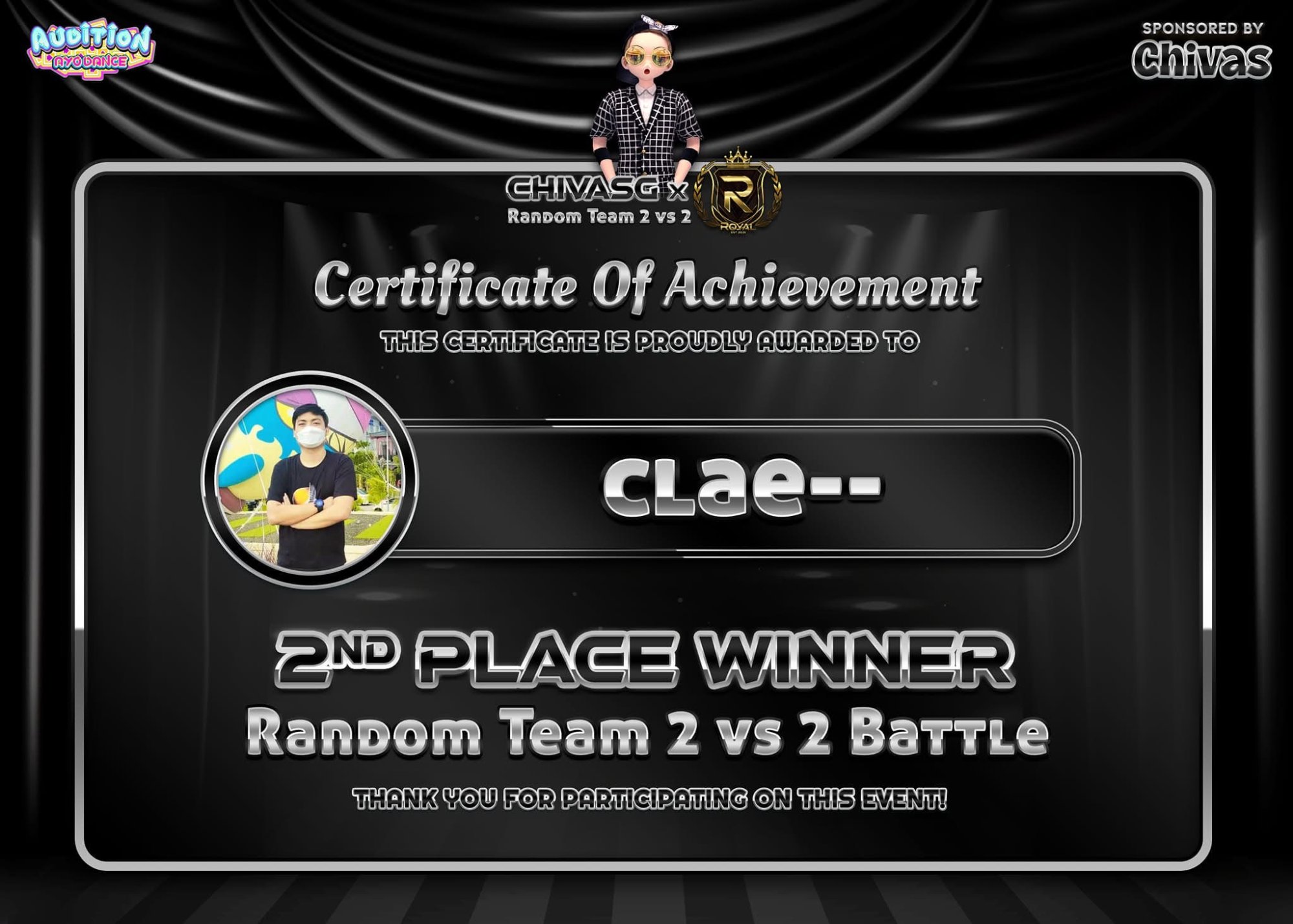 Online 2nd Place - 2vs2 Random Team