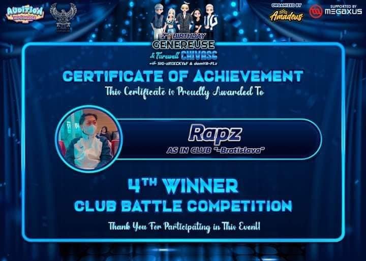 4TH WINNER CLUB BATTLE