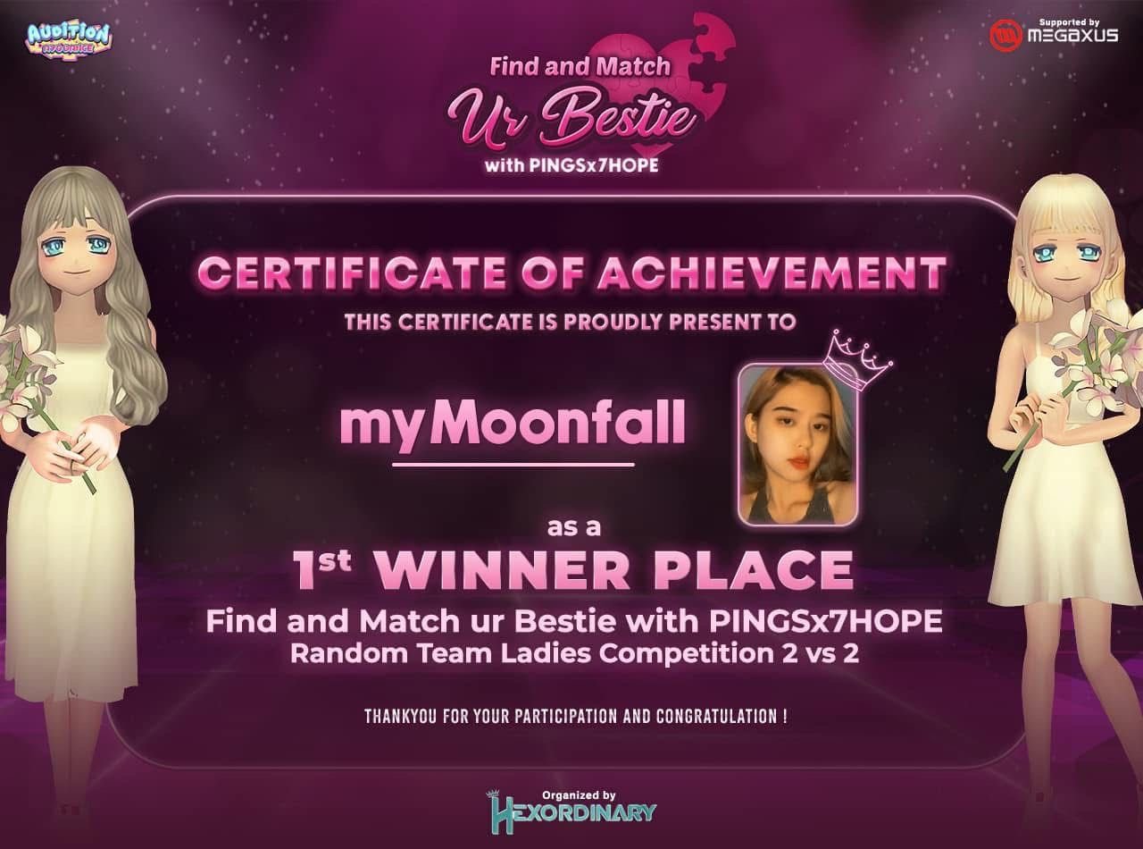 1st Winner Place