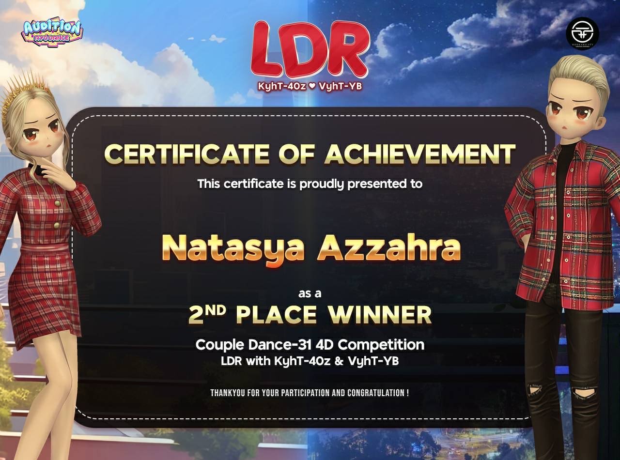 2nd place