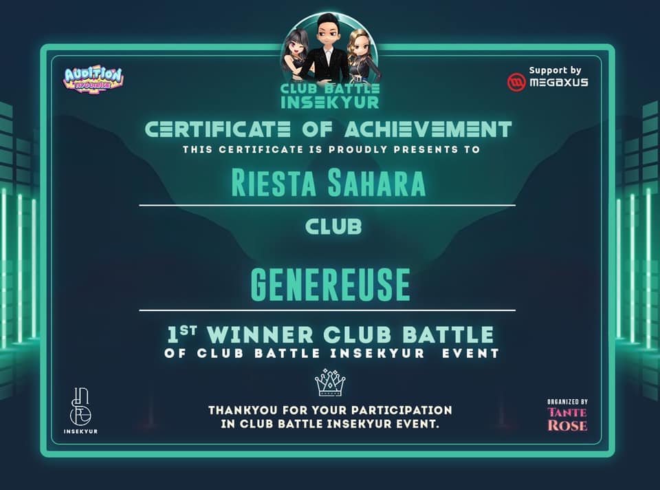 1st Place Club Battle