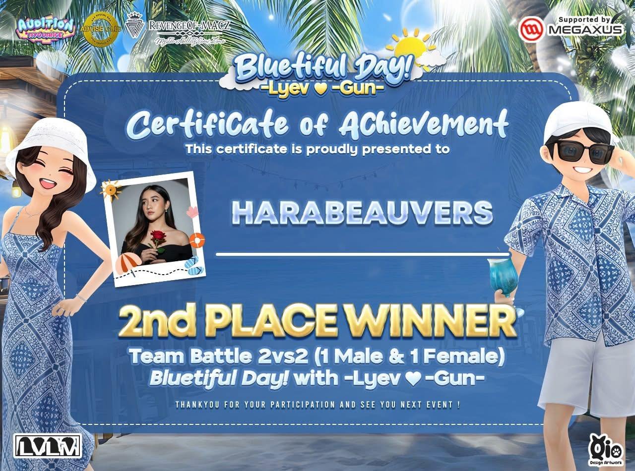 2nd Place Team Battle 1M 1F