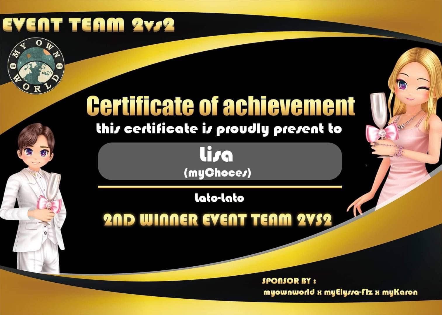 2nd Winner Place