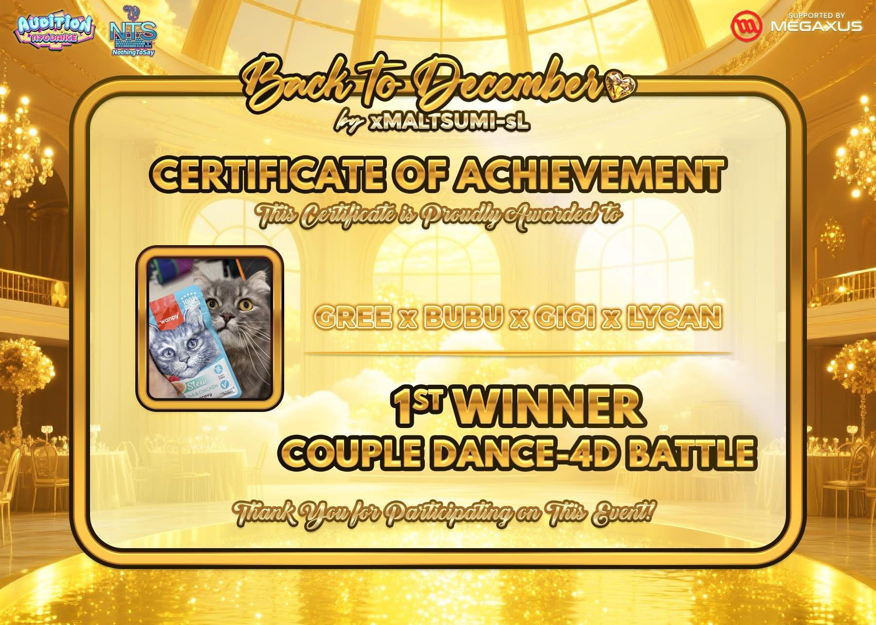 1st Place Couple Dance