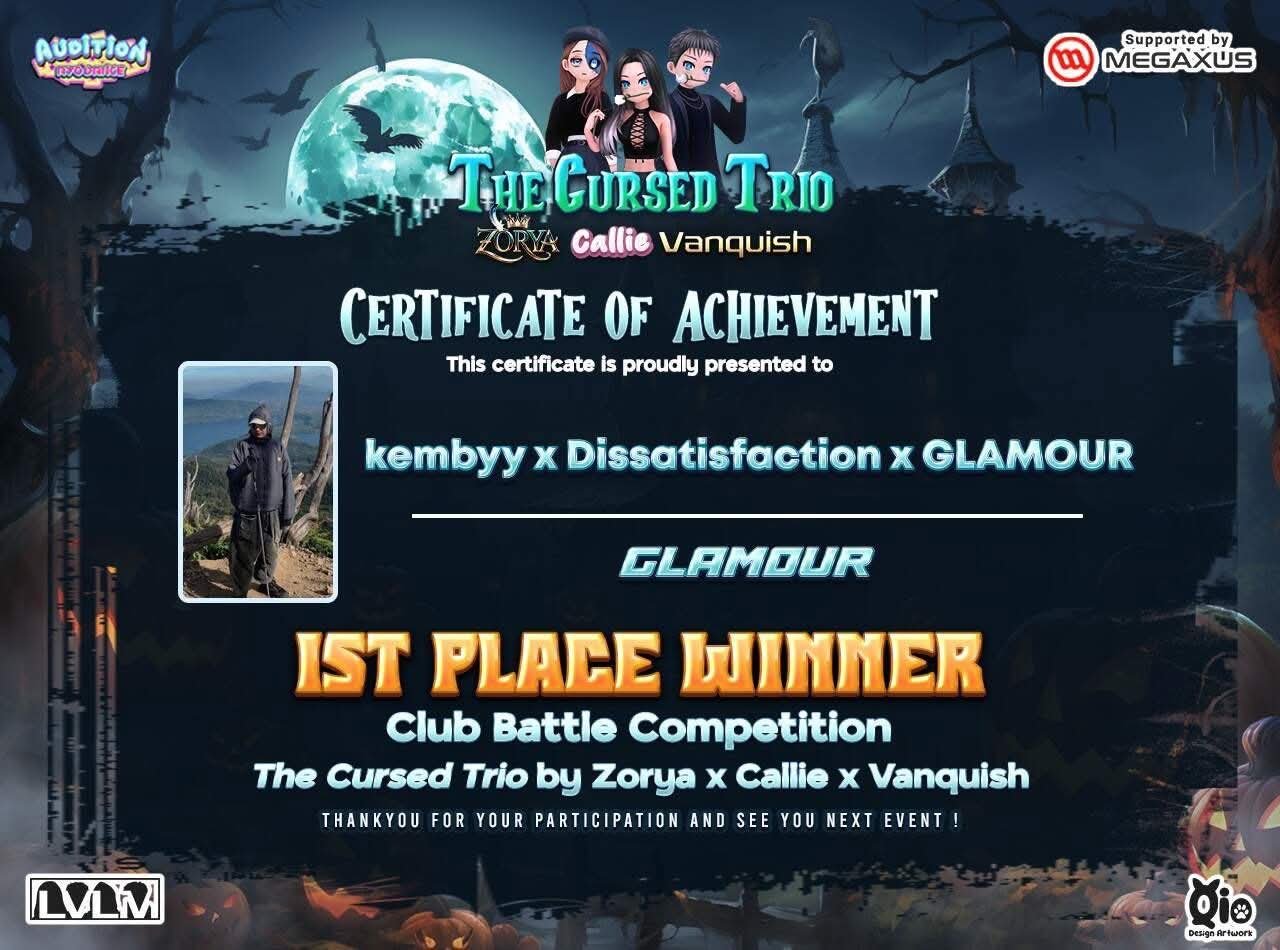 1st Place club battle competition