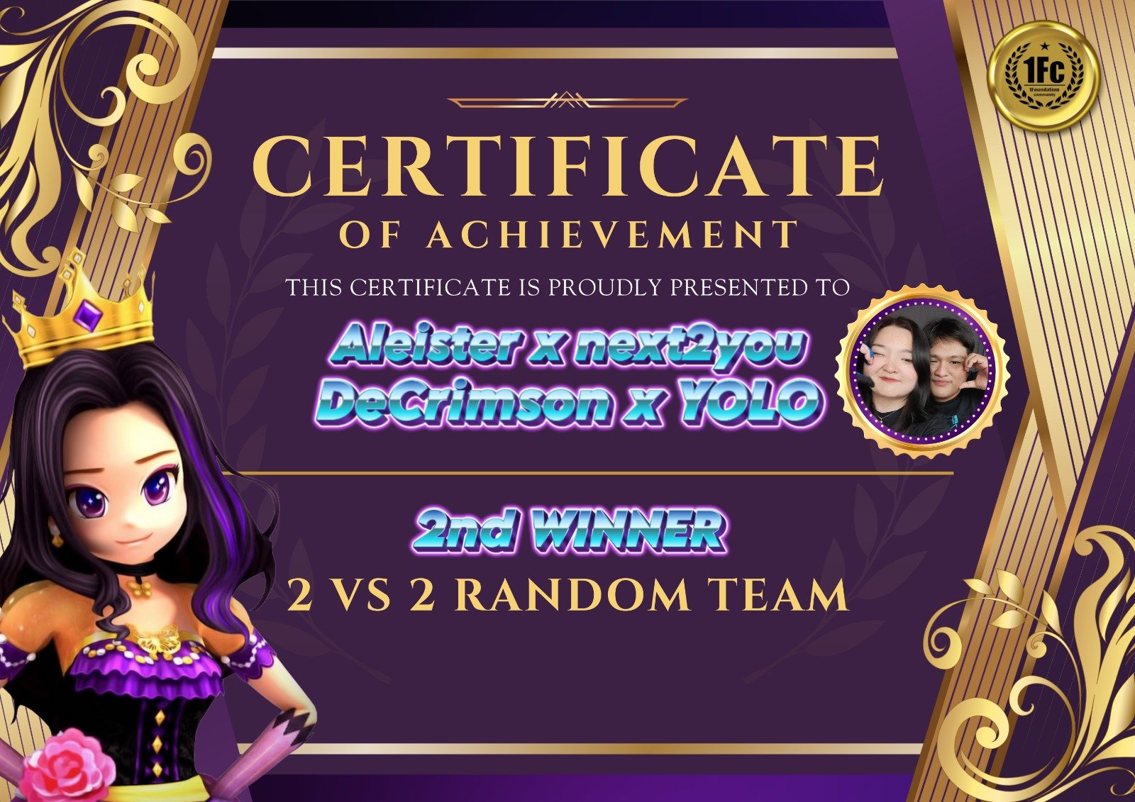 2nd Place - Random Team