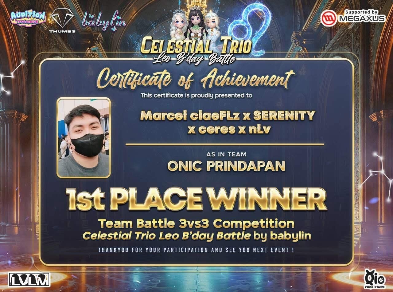 Online 1st Place - 3vs3 Team Battle